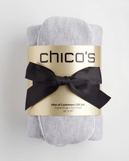 Chico's Wrap & Eye Mask Travel Set