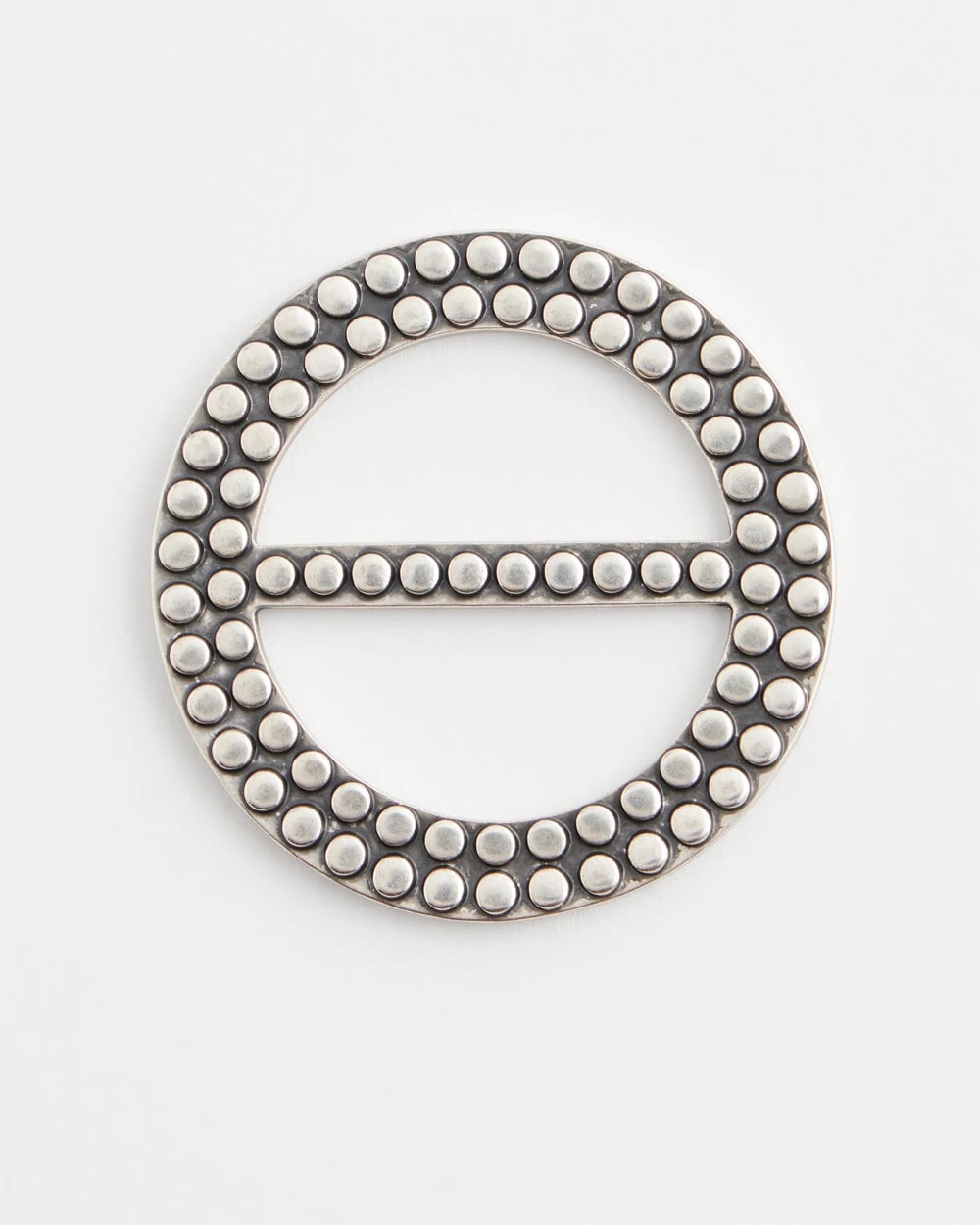 Chico's Silvertone Scarf Ring