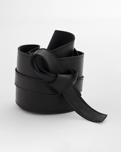 Chico's Leather Obi Belt