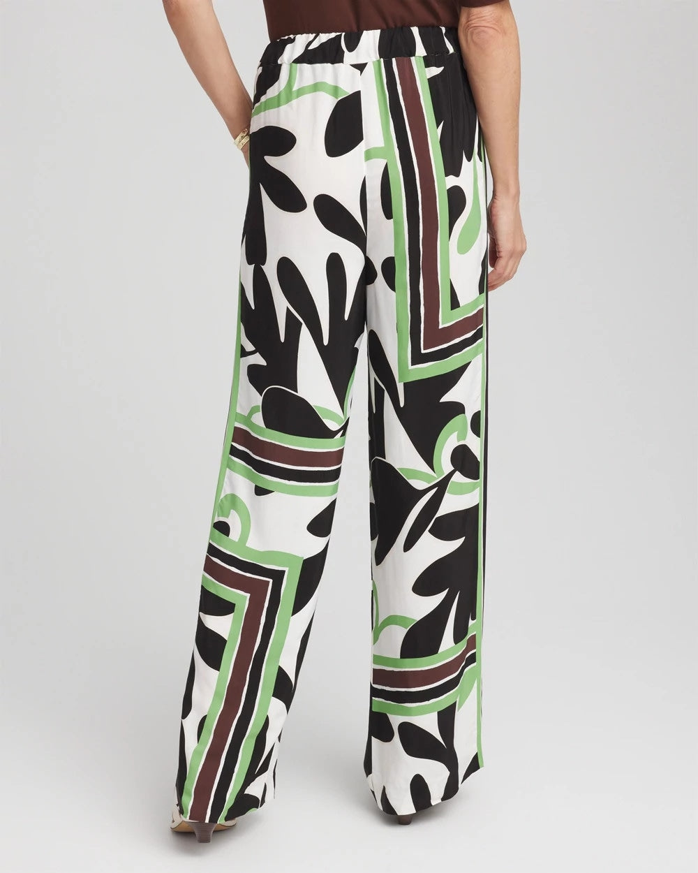 Chico's Petite Printed Silky Soft Pants