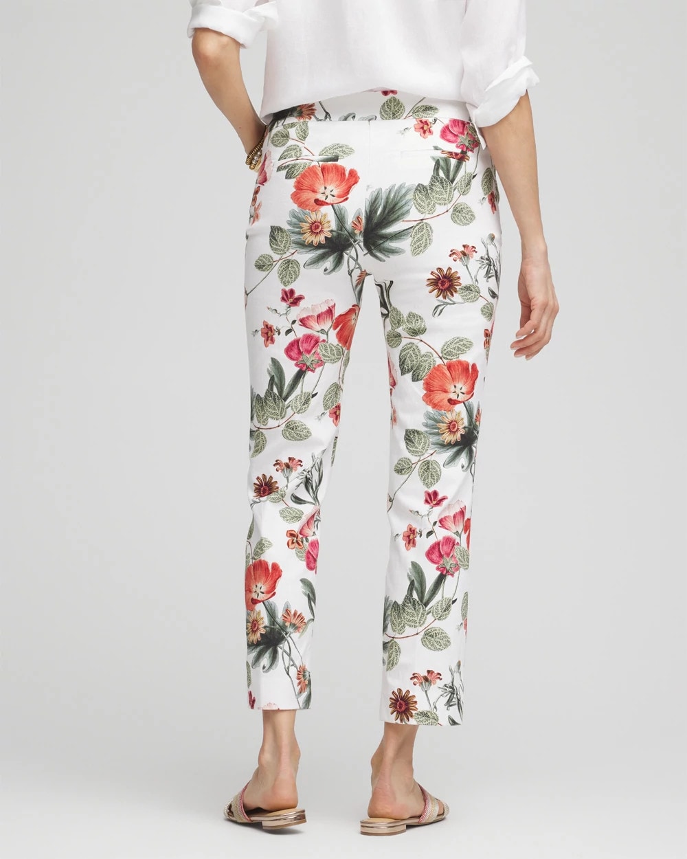 Chico's Petite Brigitte™ Slub Cropped Pants
