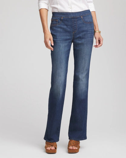 Chico's Petite Pull-On Slim Bootcut Jeggings