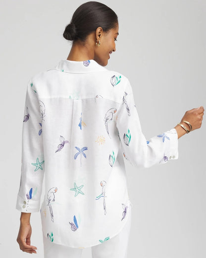 Chico's No Iron™ Island Linen Shirt