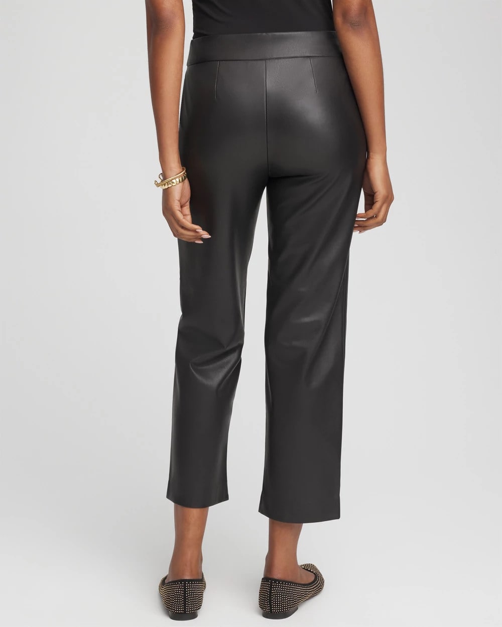 Chico's Faux Leather Brigitte™ Pull-On Cropped Pants