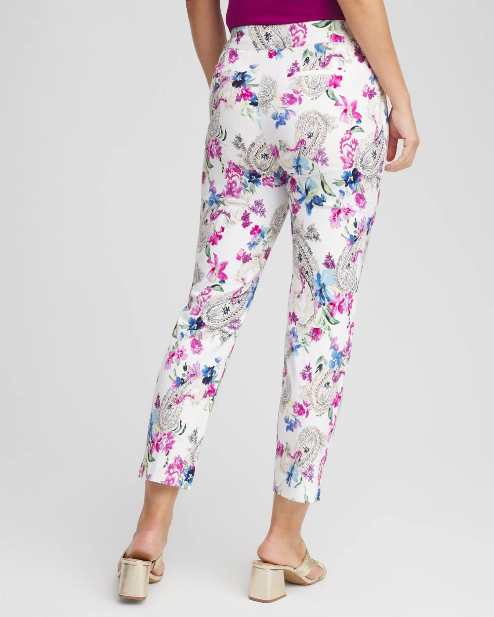 Chico's Brigitte™ Paisley Floral Cropped Pants