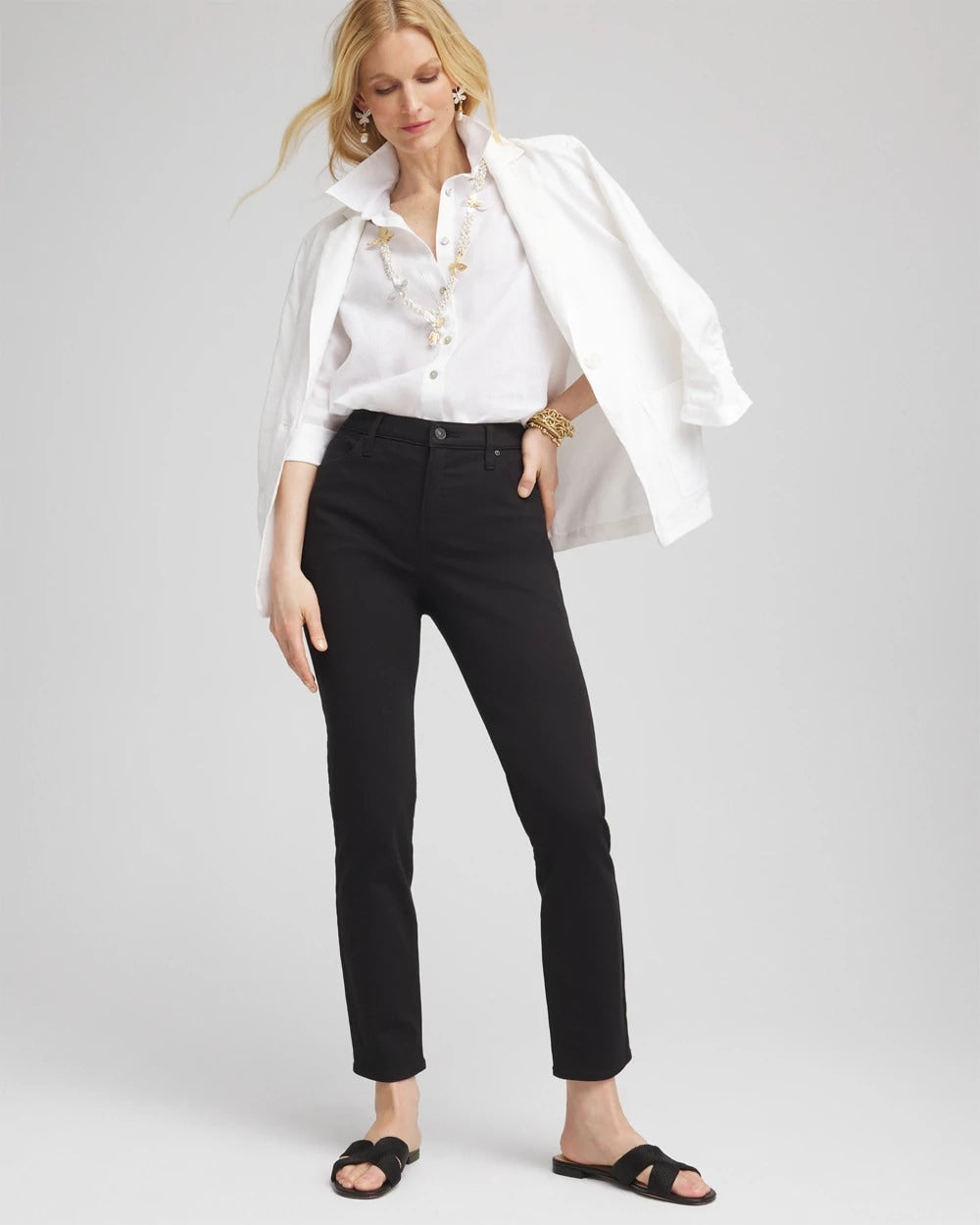 Chico's Girlfriend Slim Ankle Jeans
